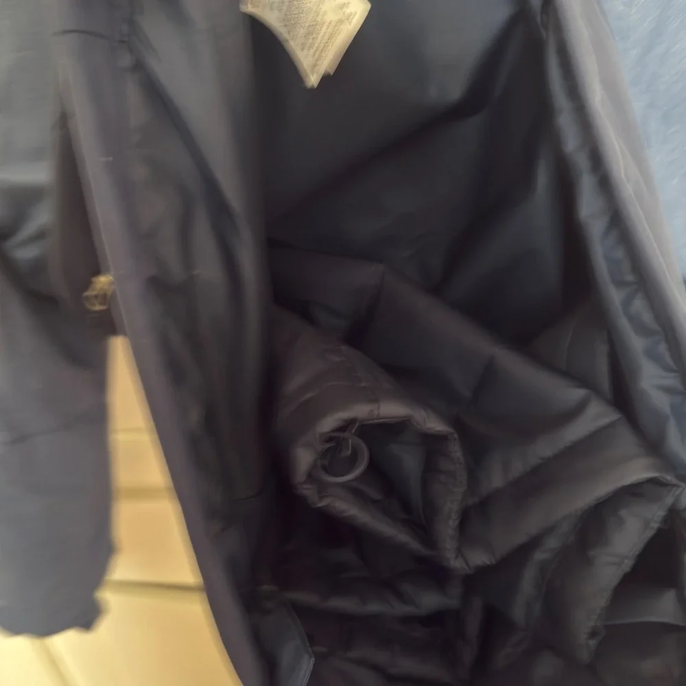 Columbia Interchange‎ Jacket Mens Size S Blue 2 Tone Hooded Water Resistant